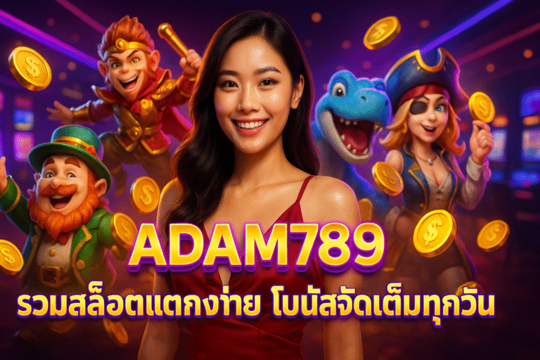 ADAM789 รวมสล็อตแตกง่าย โบนัสจัดเต็มทุกวัน