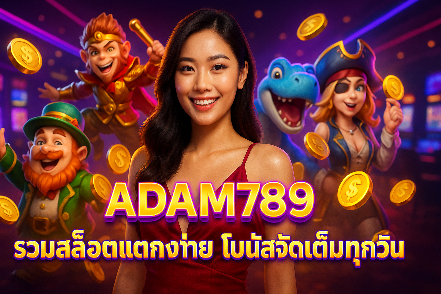 ADAM789 รวมสล็อตแตกง่าย โบนัสจัดเต็มทุกวัน